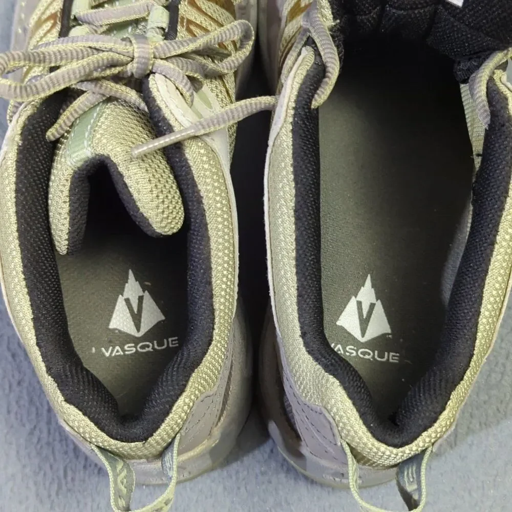 Vasque Shoes Women's 7.5M Gray / Green Velocity Trail Running Hiking All Terrain